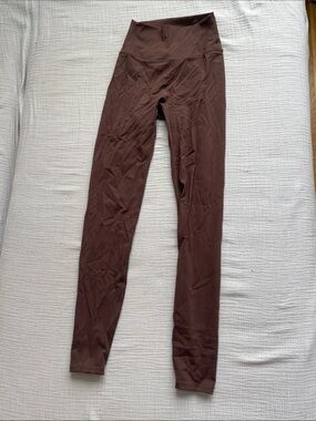 Nyud High-Waisted Active Leggings, Brown